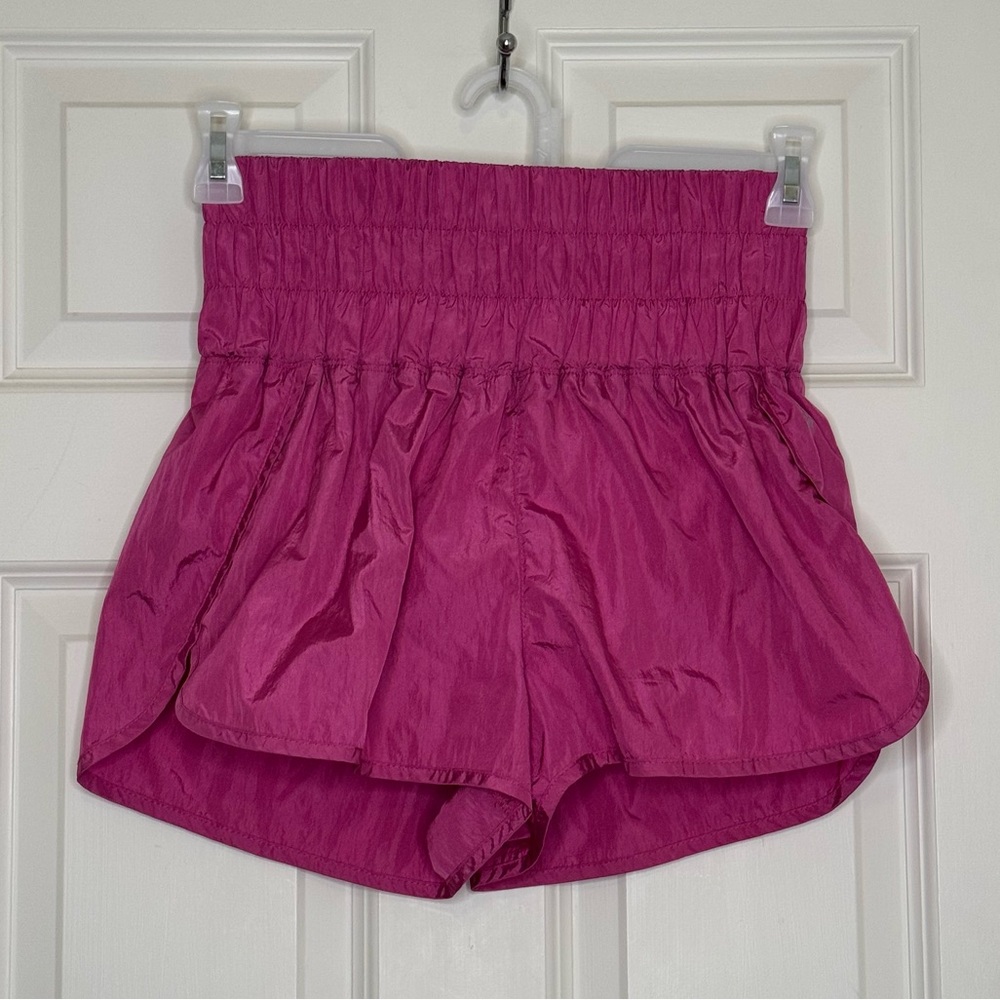 Free People Movement The Way Home Shorts Pink Size Medium Athletic High Waist